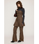 IRREGULAR WAIST FLARE パンツ