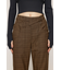 IRREGULAR WAIST FLARE パンツ