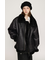 VINTAGE FAUX SHEARLING ジャケット