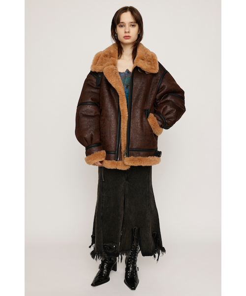 VINTAGE FAUX SHEARLING ジャケット VINTAGE FAUX SHEARLING ジャケット｜スライの通販｜&mall