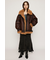 VINTAGE FAUX SHEARLING ジャケット