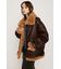 VINTAGE FAUX SHEARLING ジャケット