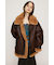 VINTAGE FAUX SHEARLING ジャケット