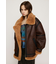 VINTAGE FAUX SHEARLING ジャケット