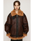 VINTAGE FAUX SHEARLING ジャケット