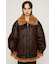 VINTAGE FAUX SHEARLING ジャケット