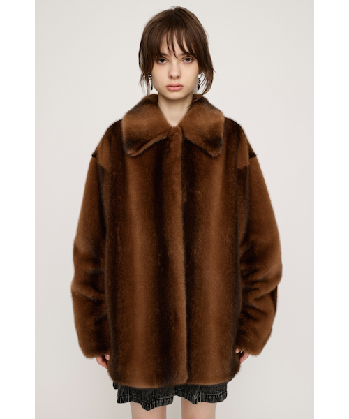 F／FUR FRONT HOOK コート｜スライの通販｜&mall（アンドモール）三井