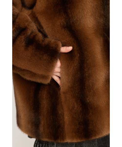 F／FUR FRONT HOOK コート｜スライの通販｜&mall（アンドモール）三井