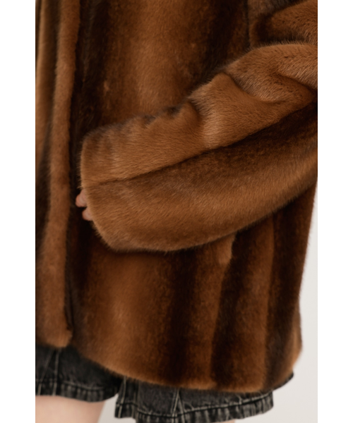 F／FUR FRONT HOOK コート｜スライの通販｜&mall（アンドモール）三井