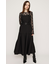 PLEATS BELTED ロングワンピース