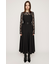 PLEATS BELTED ロングワンピース