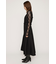 PLEATS BELTED ロングワンピース