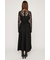 PLEATS BELTED ロングワンピース