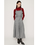 PLEATS BELTED ロングワンピース
