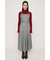 PLEATS BELTED ロングワンピース