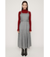 PLEATS BELTED ロングワンピース