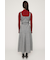 PLEATS BELTED ロングワンピース