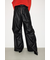 【THROW】F／LEATHER LOOSE FLIGHT パンツ