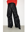 【THROW】F／LEATHER LOOSE FLIGHT パンツ