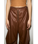 【THROW】F／LEATHER LOOSE FLIGHT パンツ