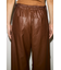 【THROW】F／LEATHER LOOSE FLIGHT パンツ