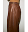 【THROW】F／LEATHER LOOSE FLIGHT パンツ