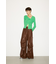 【THROW】F／LEATHER LOOSE FLIGHT パンツ
