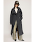 【中町 綾さん着用アイテム】WIDE STAND NECK LONG コート