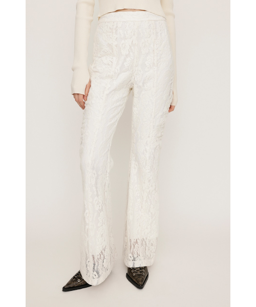 FROCKY LACE FLARE パンツ｜スライの通販｜&mall（アンドモール）三井
