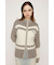 SHAGGY MIX ZIP UP KNIT トップス