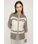 SHAGGY MIX ZIP UP KNIT トップス