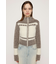 SHAGGY MIX ZIP UP KNIT トップス