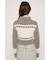 SHAGGY MIX ZIP UP KNIT トップス