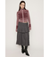 SHAGGY MIX ZIP UP KNIT トップス