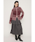 SHAGGY MIX ZIP UP KNIT トップス