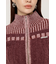 SHAGGY MIX ZIP UP KNIT トップス