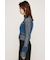SHAGGY MIX ZIP UP KNIT トップス