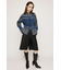SHAGGY MIX ZIP UP KNIT トップス