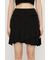 RANDOM HEM PLEATS ショートスカート