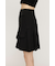RANDOM HEM PLEATS ショートスカート