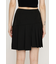RANDOM HEM PLEATS ショートスカート