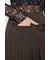RANDOM HEM PLEATS ショートスカート
