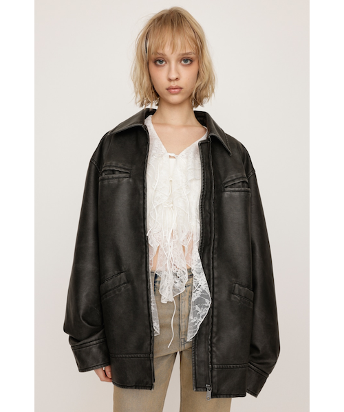 カートに入れると2500円OFF！】VINTAGE BOXY F／LEATHER