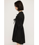 FRONT RIBBON PUFF SLEEVE ワンピース