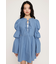 FRONT RIBBON PUFF SLEEVE ワンピース