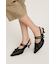 POINTED TOE BELT サンダル