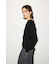 【THROW】ONE SHOULDER SLANT BUTTON トップス