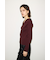 【THROW】ONE SHOULDER SLANT BUTTON トップス