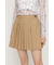 FRONT PLEATS ショートスカート
