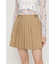 FRONT PLEATS ショートスカート